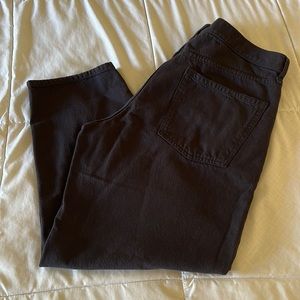 Gap black barrel, jean high-rise  size 31